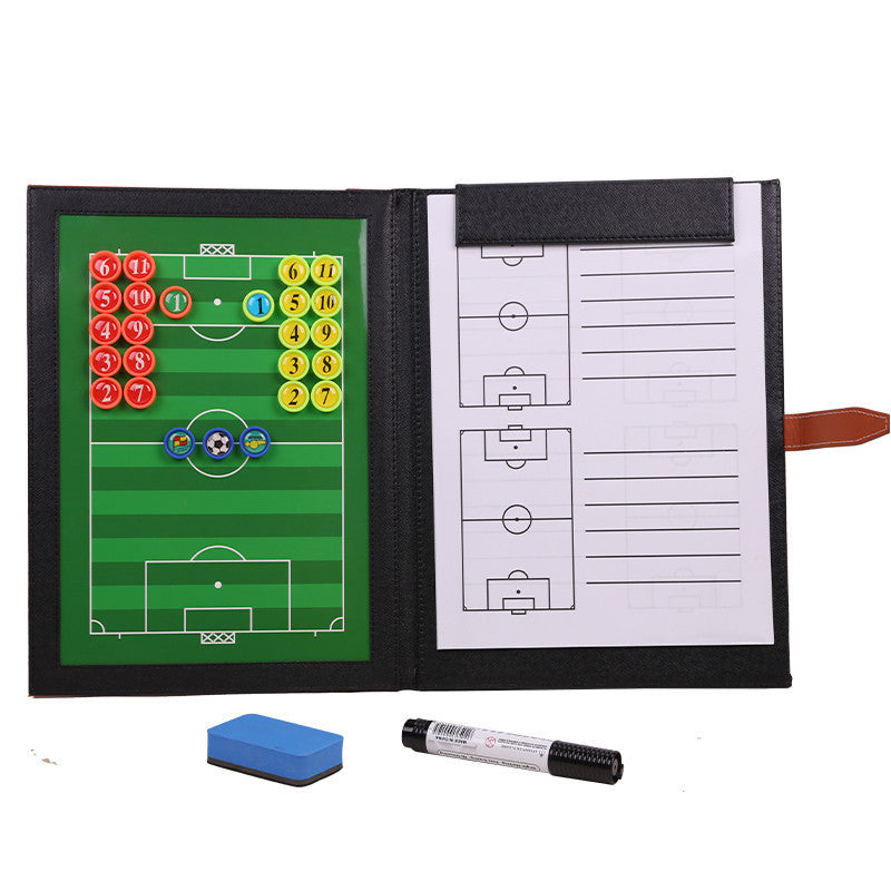 Magnetic leather football tactical board