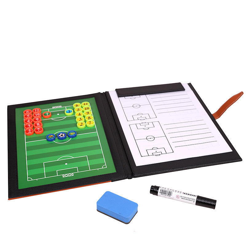 Magnetic leather football tactical board