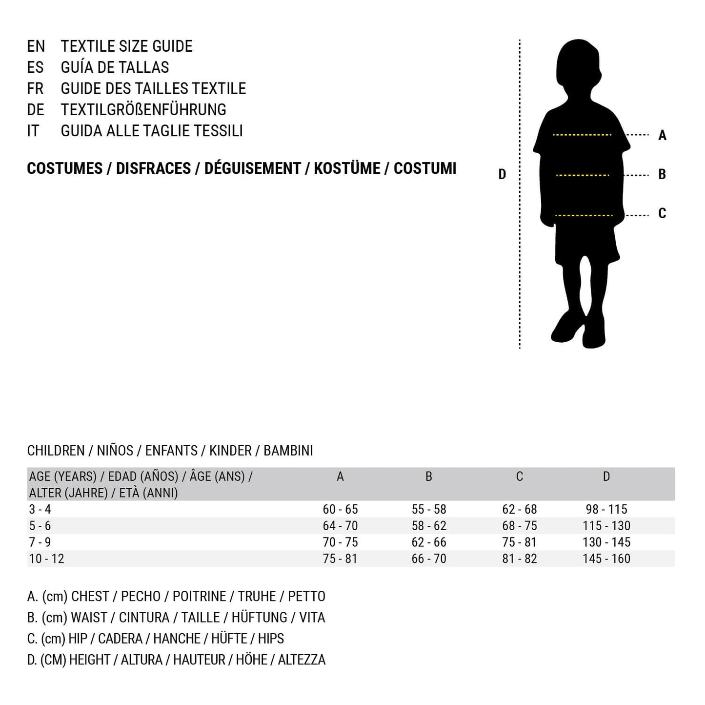 Costume for Children Skeleton-6