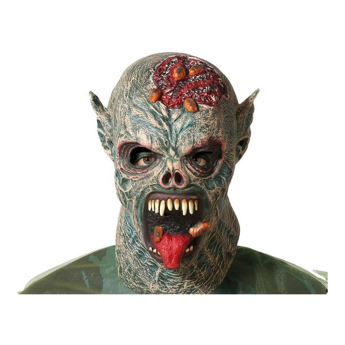 Mask Halloween Monster Grey-0