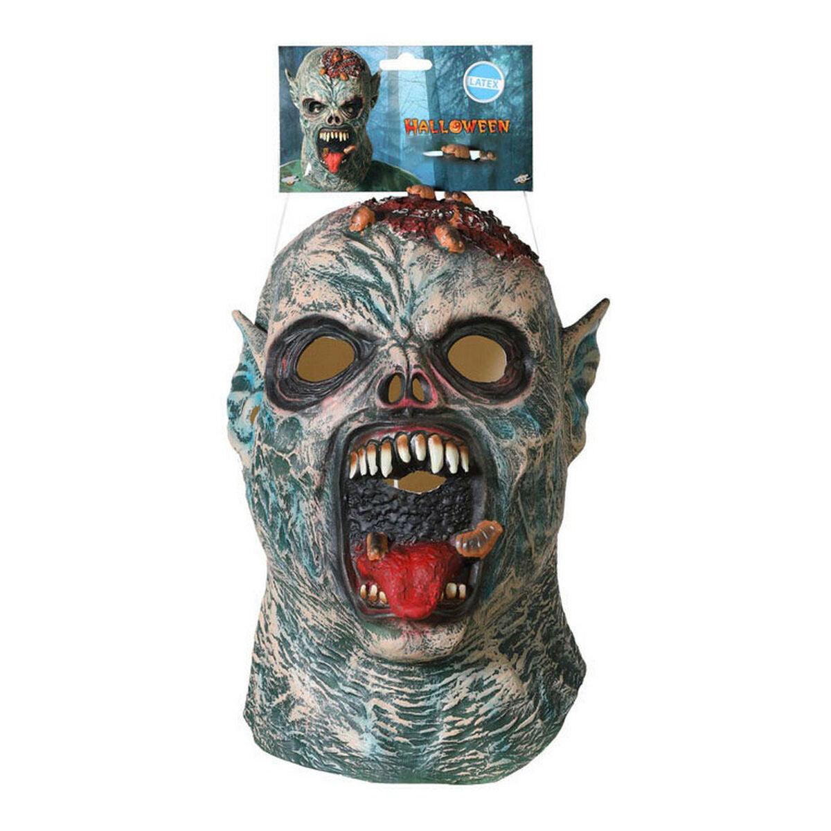 Mask Halloween Monster Grey-1
