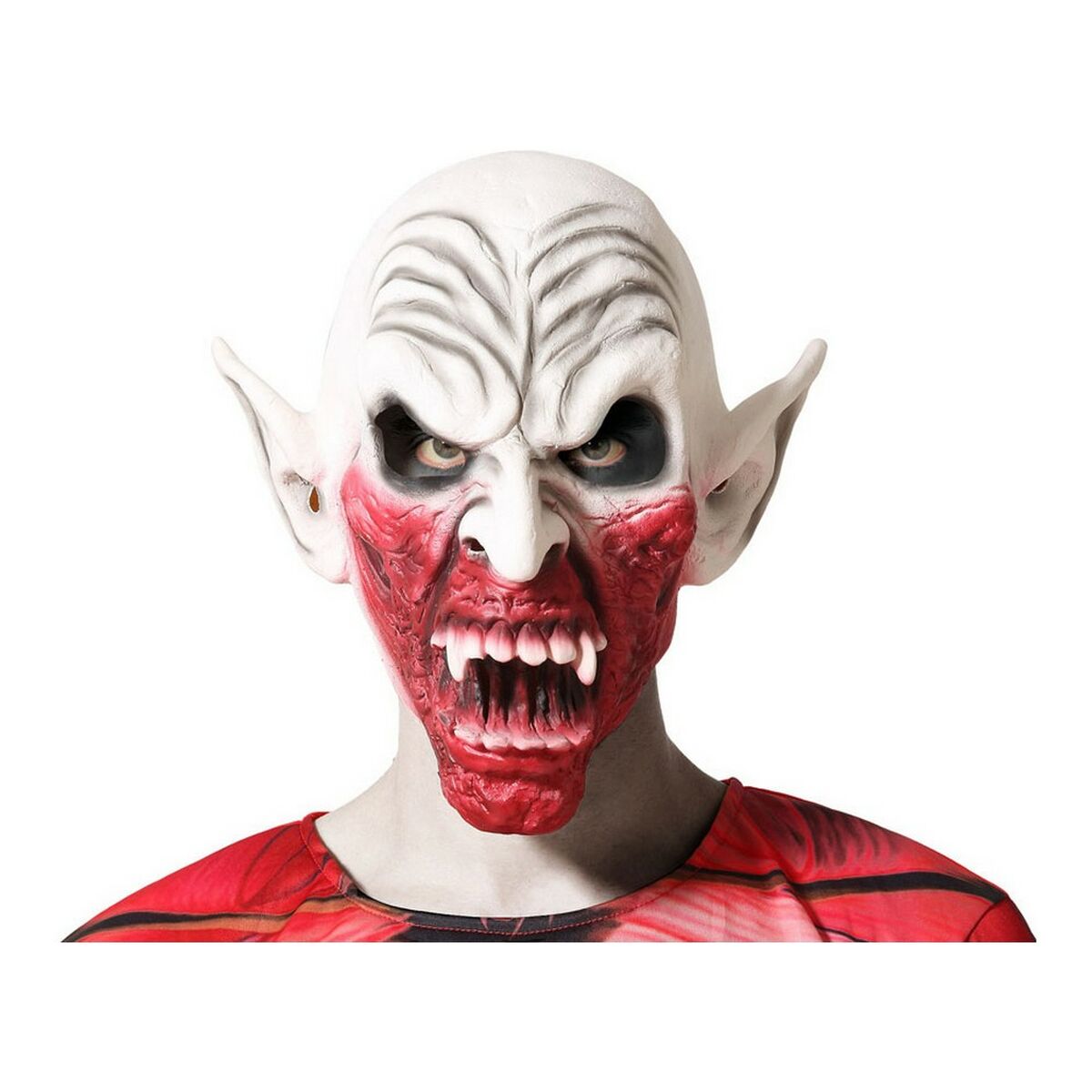 Mask Halloween White Monster-0