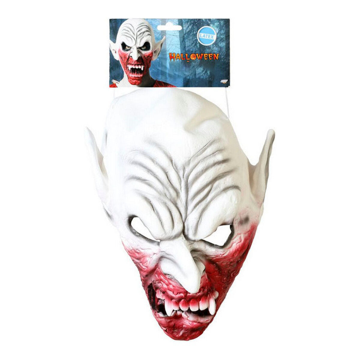 Mask Halloween White Monster-1