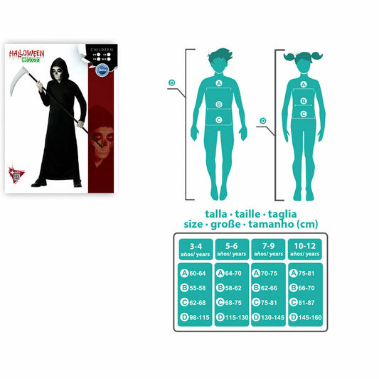 Costume for Adults Black Children's Halloween-10