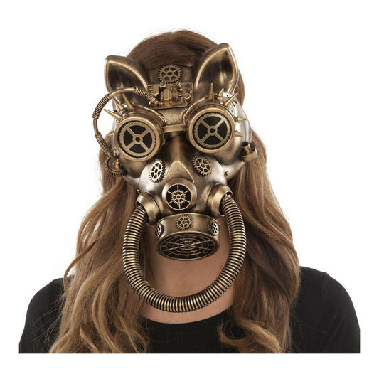 Mask My Other Me Steampunk Cat-0