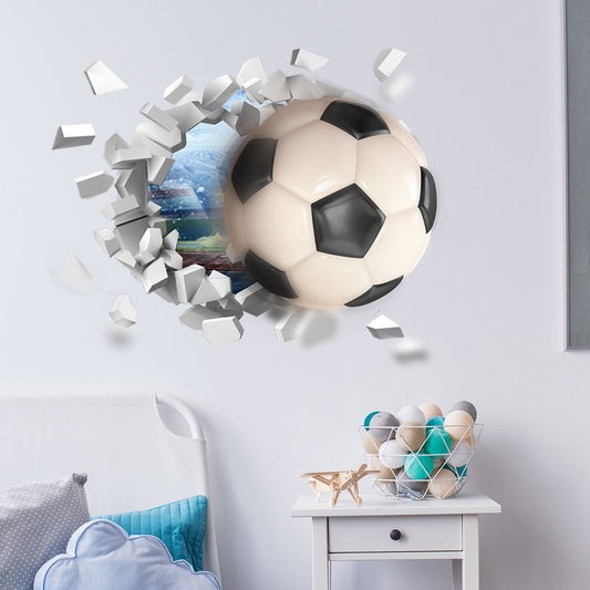 Living Room Background Football Decorative Wall Stickers